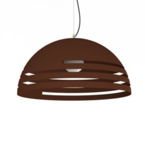 LUMICOM - CIRCUIT Suspension, 1XE27, max 42W, mètal, corten, D60cm