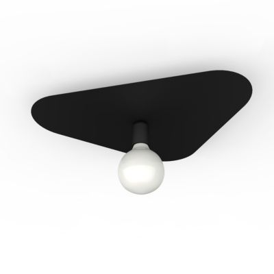 LUMICOM - CLOUD Plafonnier, 1XE27, max 42W, métal, matt black, 50x42cm