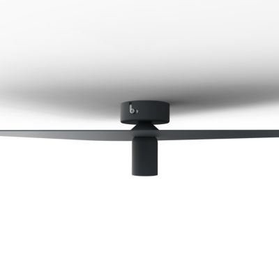 LUMICOM - CLOUD Plafonnier, 1XE27, max 42W, métal, matt black, 50x42cm
