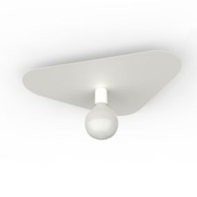 LUMICOM - CLOUD Plafonnier, 1XE27, max 42W, métal, traffic white, 50x42cm