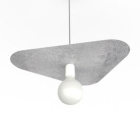 LUMICOM - CLOUD Suspension, 1XE27, max 42W, métal, feuille argent, 50x42cm