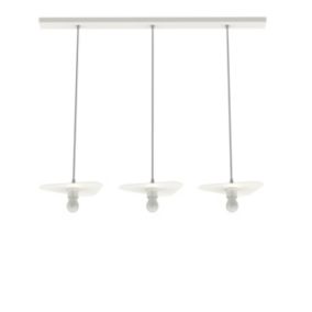 LUMICOM - CLOUD Suspension, 3XE27, max 42W, métal, blanc, 25x20cm