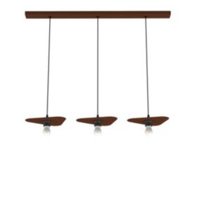 LUMICOM - CLOUD Suspension, 3XE27, max 42W, métal, corten, 25x20cm