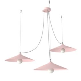 LUMICOM - COLOMBO Suspension, 3XE27, max 42W, metal, rose, D.40cm