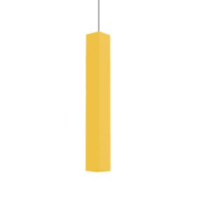 LUMICOM - CUBE Suspension, 1X GU10, max 33W, métal, jaune, H60cm