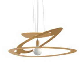 LUMICOM - DILATE Suspension, 1X E27, max 42W, métal, anodic gold, D.80cm