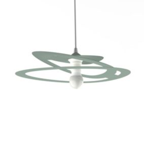 LUMICOM - DILATE Suspension, 1X E27, max 42W, métal, iceberg green, D.40cm