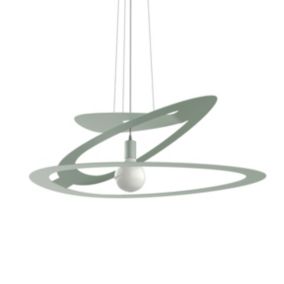 LUMICOM - DILATE Suspension, 1X E27, max 42W, métal, vert iceberg, D.80cm