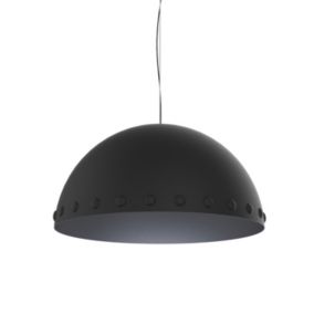 LUMICOM - DOME Suspension, 1X E27, max 42W, métal, noir mat, D.60cm