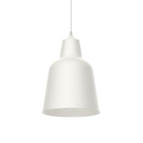 LUMICOM - DONG Suspension, 1X E27, max 42W, métal, blanc mat, D.25cm