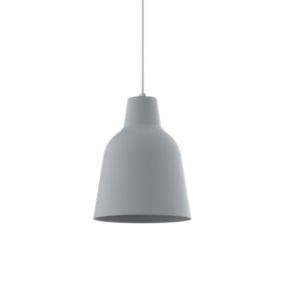 LUMICOM - DONG Suspension, 1X E27, max 42W, métal, gris, D.16cm