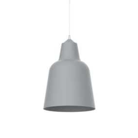 LUMICOM - DONG Suspension, 1X E27, max 42W, métal, gris, D.25cm