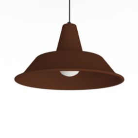 LUMICOM - DUNA Suspension, 1XE27, max 42W, métal, corten, D.45cm