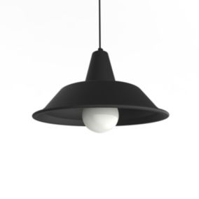 LUMICOM - DUNA Suspension, 1XE27, max 42W, métal, noir mat, D.35cm