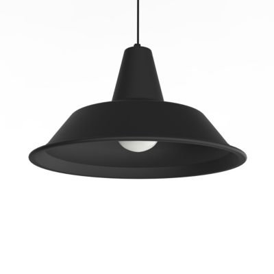 LUMICOM - DUNA Suspension, 1XE27, max 42W, métal, noir mat, D.45cm