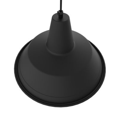LUMICOM - DUNA Suspension, 1XE27, max 42W, métal, noir mat, D.45cm