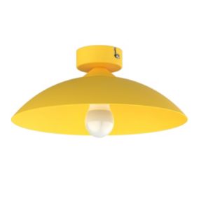 LUMICOM - FLASH Plafonnier, 1X E27, max 42W, métal, jaune, D.30cm