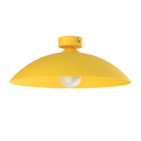 LUMICOM - FLASH Plafonnier, 1X E27, max 42W, métal, jaune, D.40cm