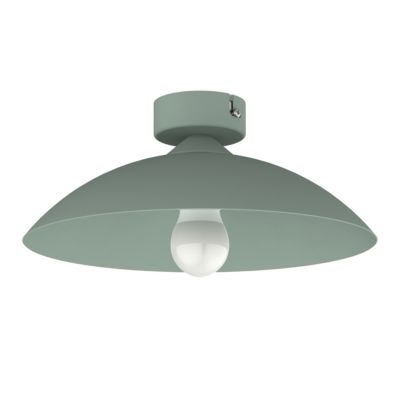 LUMICOM - FLASH Plafonnier, 1X E27, max 42W, métal, vert iceberg, D.30cm