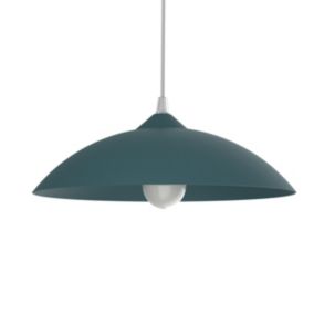 LUMICOM - FLASH Suspension, 1X E27, max 42W, métal, bleu méditerranéen, D.30cm