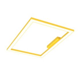 LUMICOM - FLOOR Plafonnier, STRIP LED, 38W/m, 3000K, métal, jaune, 40x60cm