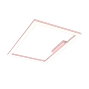 LUMICOM - FLOOR Plafonnier, STRIP LED, 38W/m, 3000K, métal, rose, 40x60cm