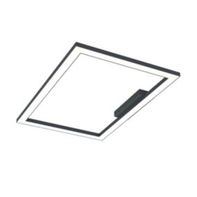 LUMICOM - FLOOR Plafonnier, STRIP LED, 38W/m, 4000K, métal, anthracite, 40x60cm