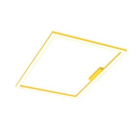 LUMICOM - FLOOR Plafonnier, STRIP LED, 58W/m, 3000K, métal, anodic gold, 60x90cm