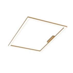 LUMICOM - FLOOR Plafonnier, STRIP LED, 58W/m, 3000K, métal, anodic gold, 60x90cm