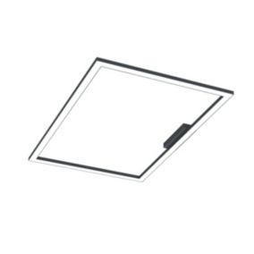 LUMICOM - FLOOR Plafonnier, STRIP LED, 58W/m, 3000K, métal, anthracite, 60x90cm