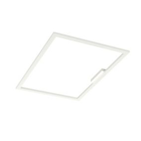 LUMICOM - FLOOR Plafonnier, STRIP LED, 58W/m, 3000K, métal, blanc, 60x90cm