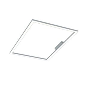 LUMICOM - FLOOR Plafonnier, STRIP LED, 58W/m, 3000K, métal, gris, 60x90cm