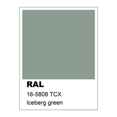 LUMICOM - FLOOR Plafonnier, STRIP LED, 58W/m, 3000K, métal, vert iceberg, 60x90cm