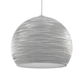 LUMICOM - FOCUS Suspension, 1X E27, max 42W, métal, blanc brillant, D.50cm