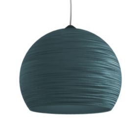 LUMICOM - FOCUS Suspension, 1X E27, max 42W, métal, bleu méditerranéen, D.25cm