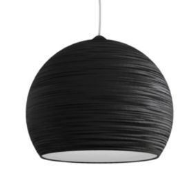 LUMICOM - FOCUS Suspension, 1X E27, max 42W, métal, noir mat/blanc, D.50cm