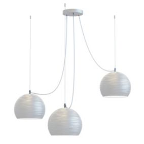 LUMICOM - FOCUS Suspension, 3X E27, max 42W, métal, blanc mat, L.70cm