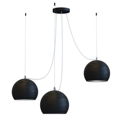 LUMICOM - FOCUS Suspension, 3X E27, max 42W, métal, noir mat, L.70cm
