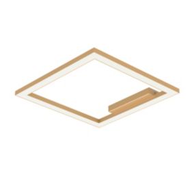 LUMICOM - FRAME Plafonnier, STRIP LED, 30W/m, 3000K, métal, anodic gold, L40cm