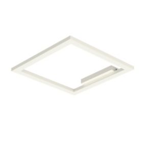 LUMICOM - FRAME Plafonnier, STRIP LED, 30W/m, 3000K, métal, blanc brillant, L40cm