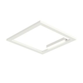 LUMICOM - FRAME Plafonnier, STRIP LED, 30W/m, 3000K, métal, blanc, L40cm