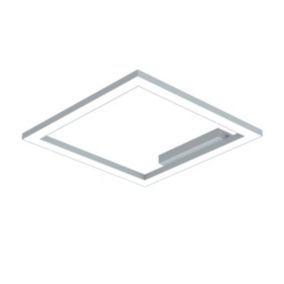 LUMICOM - FRAME Plafonnier, STRIP LED, 30W/m, 3000K, métal, gris, L40cm