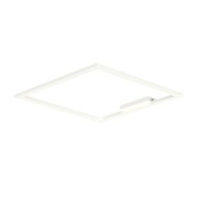 LUMICOM - FRAME Plafonnier, STRIP LED, 46W/m, 3000K, métal, blanc, L60cm