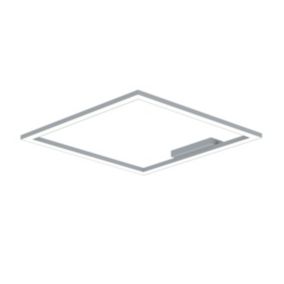 LUMICOM - FRAME Plafonnier, STRIP LED, 46W/m, 3000K, métal, gris, L60cm