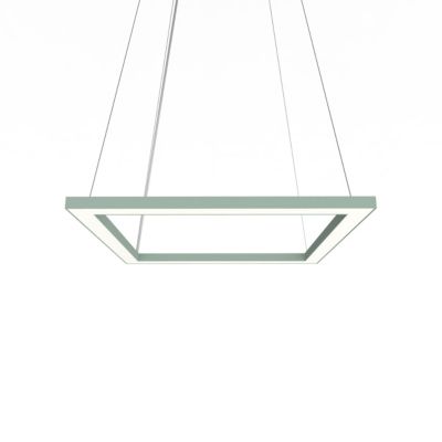 LUMICOM - FRAME Suspension, STRIP LED, 30W/m, 3000K, métal, vert, L40cm