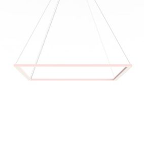 LUMICOM - FRAME Suspension, STRIP LED, 70W/m, 3000K, métal, rose, L90cm