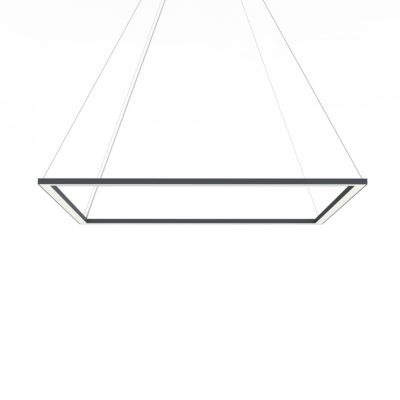 LUMICOM - FRAME Suspension, STRIP LED, 70W/m, 4000K, métal, anthracite, L90cm
