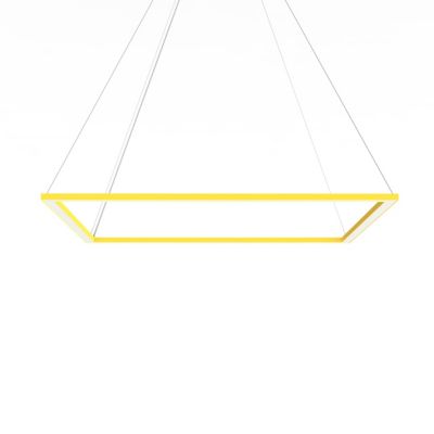 LUMICOM - FRAME Suspension, STRIP LED, 70W/m, 4000K, métal, jaune, L90cm