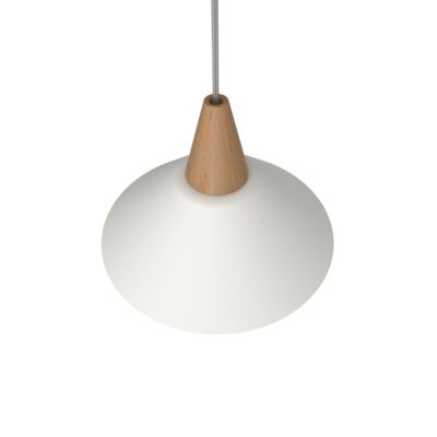 LUMICOM - FUNNEL Suspension, 1X E27, max 42W, métal, blanc brillant, D.25cm