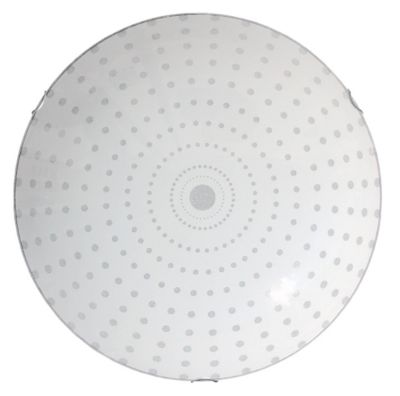 LUMICOM - ITACA Plafonnier, 2X E27, max 42W, verre sérigraphié, D.40cm
